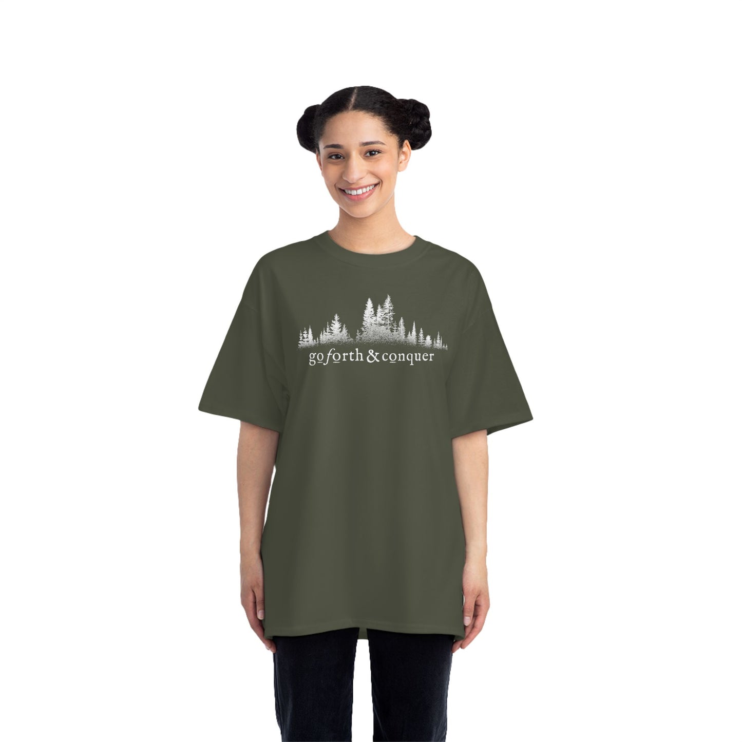 GO FORTH AND CONQUER ADVENTURE T-shirt