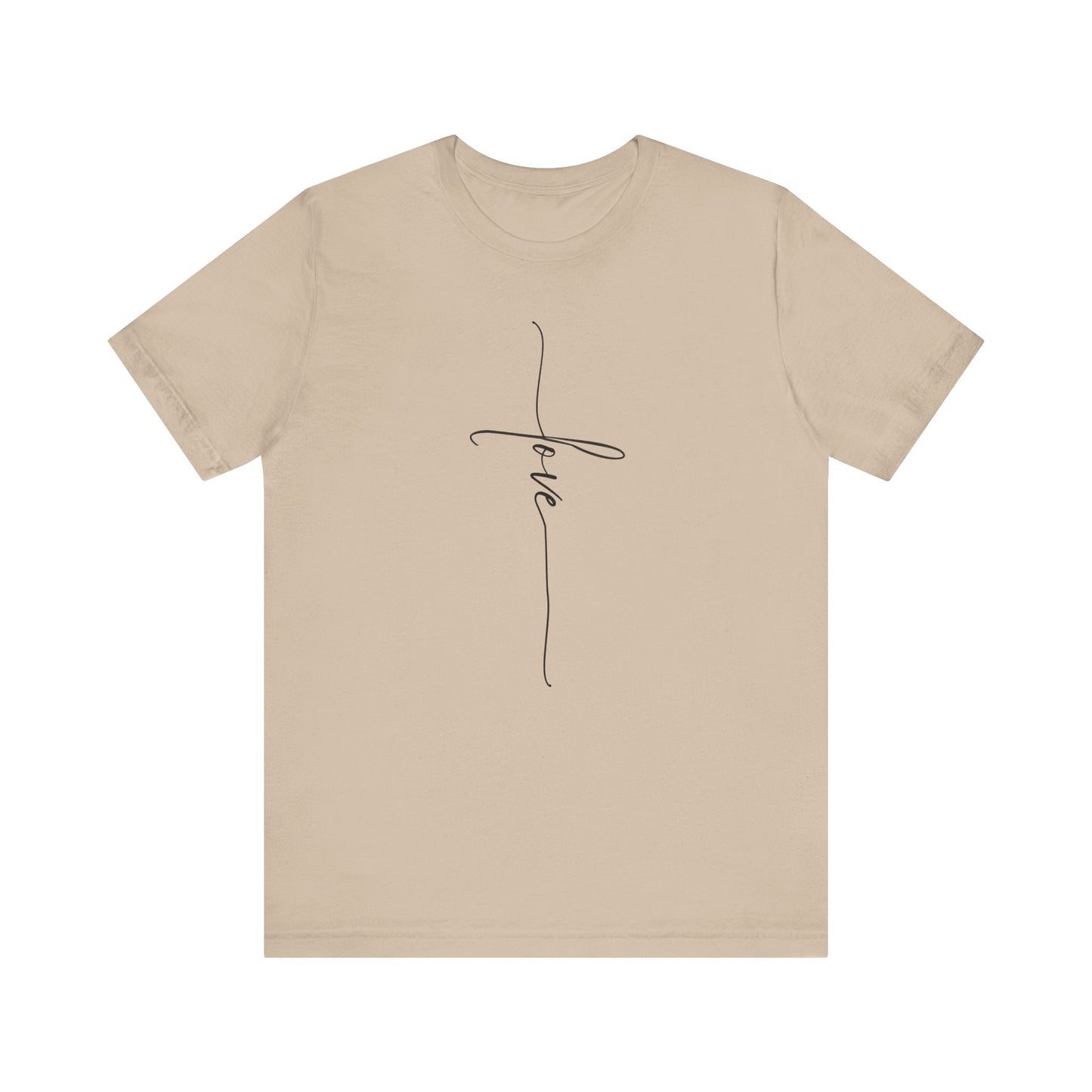 LOVE Cross Unisex Tee Shirt.