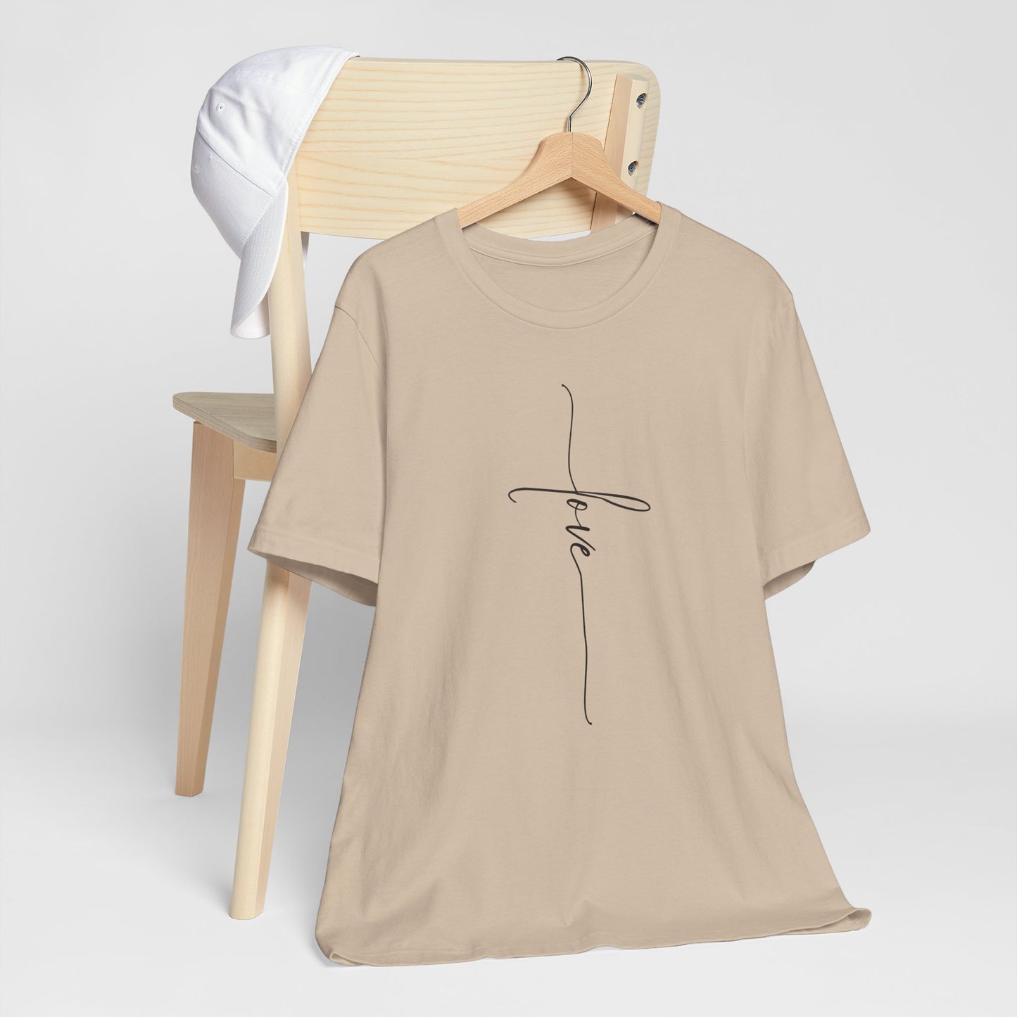 LOVE Cross Unisex Tee Shirt.