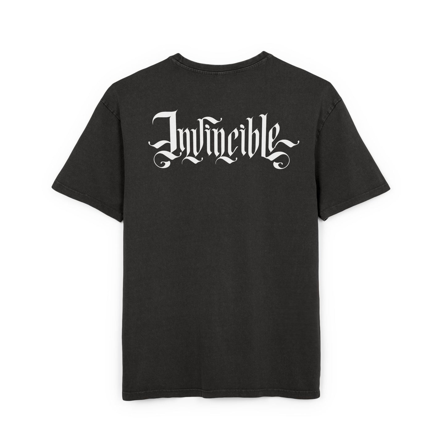 INVINCIBLE Men's Acid Washed Heavy Oversize Tee