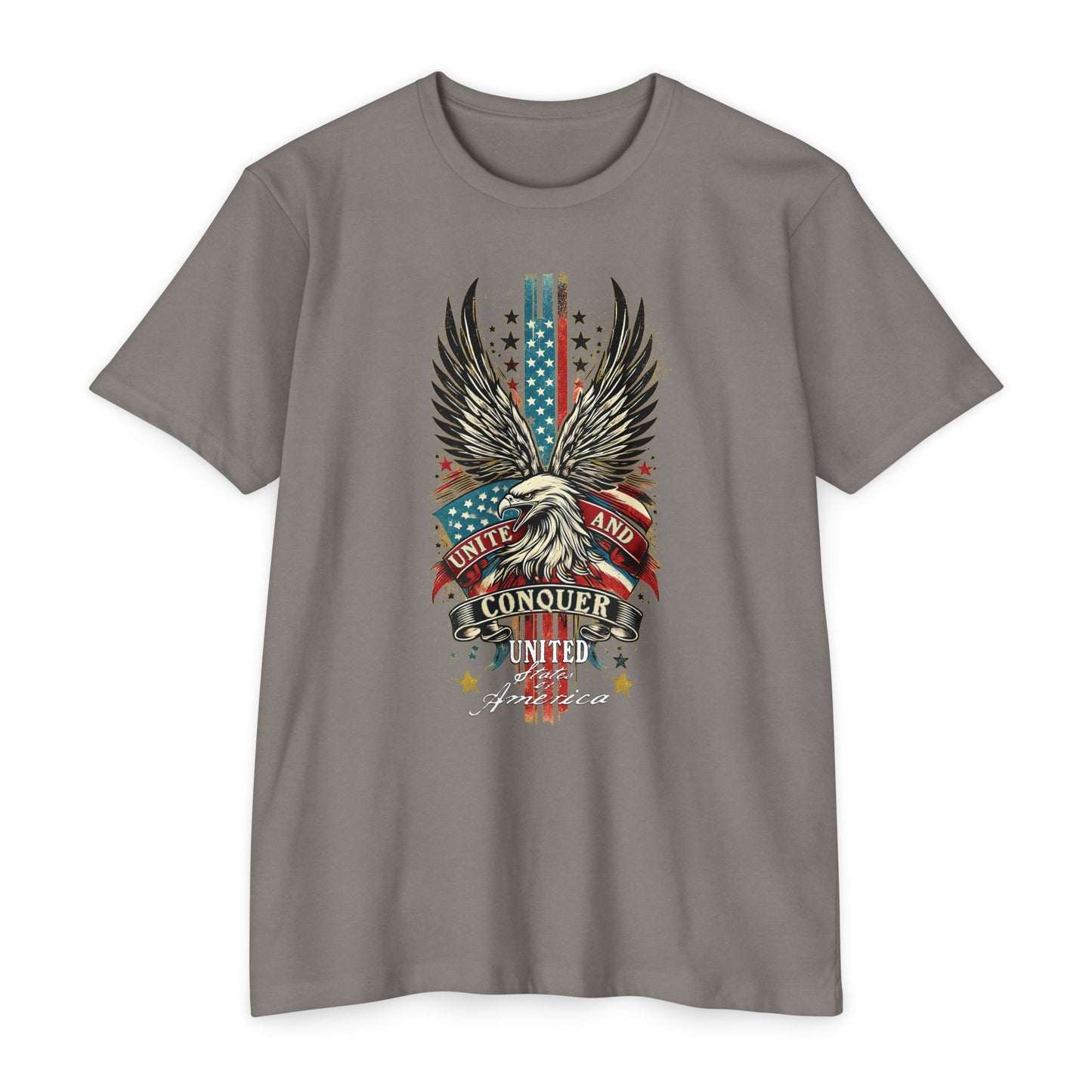 UNITE AND CONQUER  Unisex CVC Jersey T-shirt