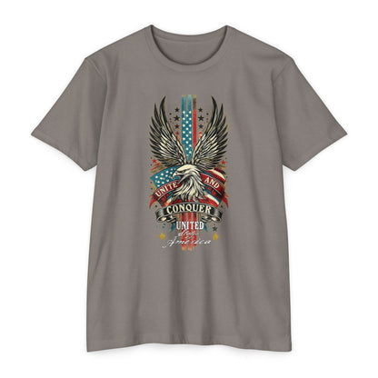 UNITE AND CONQUER  Unisex CVC Jersey T-shirt
