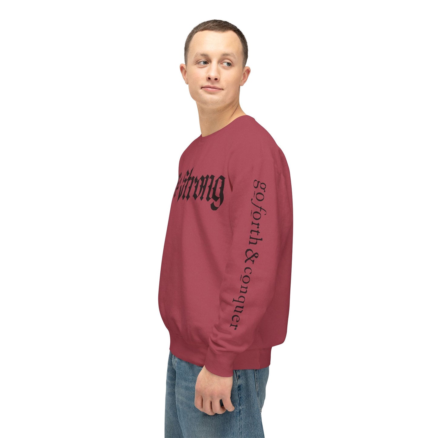 Be Strong & Go Forth Unisex Lightweight Sweatshirt