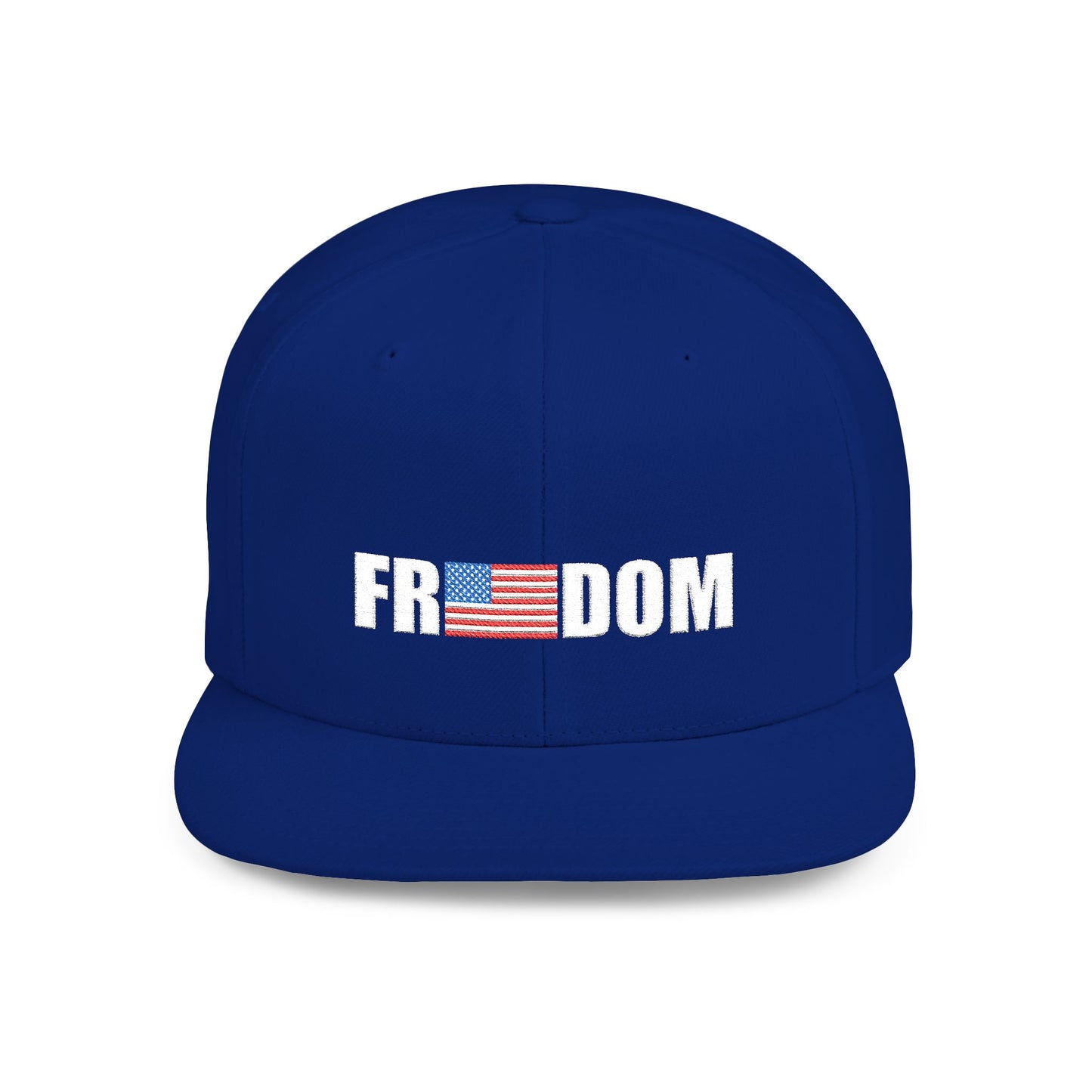 FREEDOM-Inspired Flat Bill Snapback Hat,