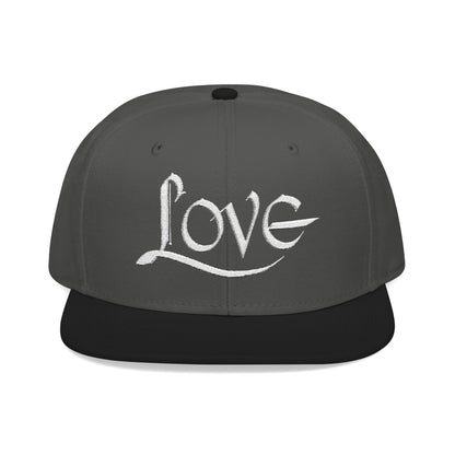 LOVE Embroidered Snapback Hat