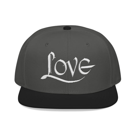 LOVE Embroidered Snapback Hat