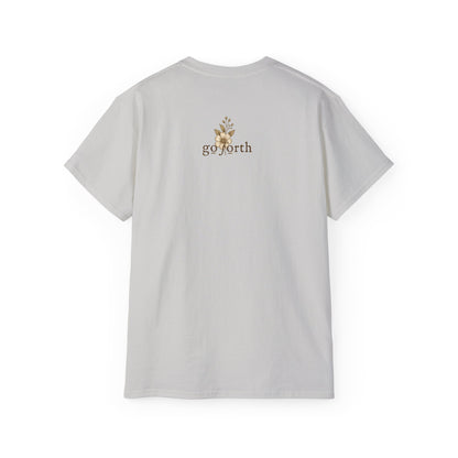 AMAZING GRACE HOW SWEET THE SOUND Floral Gratitude Tee, Inspirational Cotton Shirt for Everyday Wear, Grateful, Blessed, Gift Idea for Friends, Spring Fashion