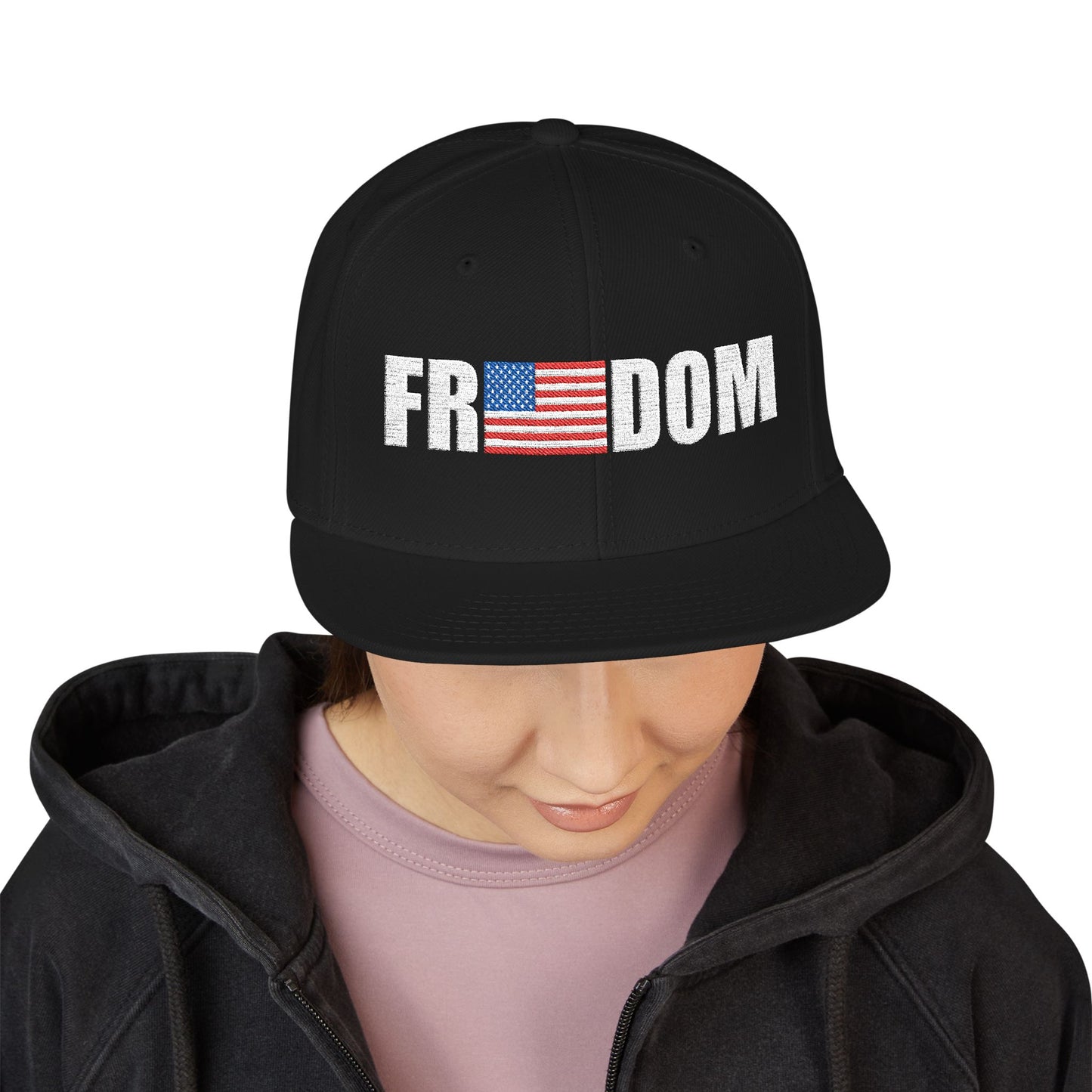 FREEDOM Embroidered Snapback hat