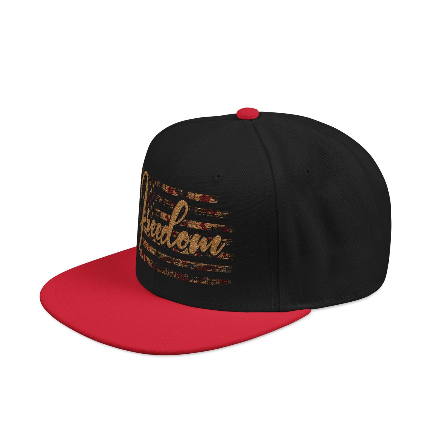 FREEDOM W/ CAMO FLAG Embroidered Snapback hat