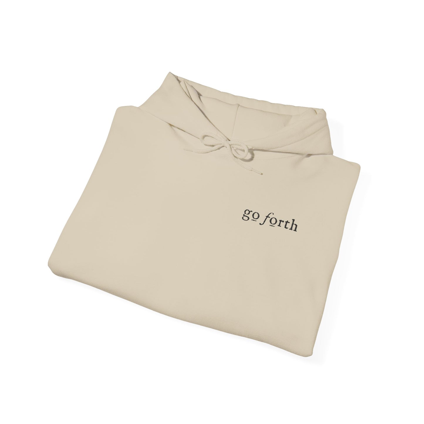 GO FORTH EMBROIDERED LIGHT Unisex Heavy Blend™ Hooded Sweatshirt