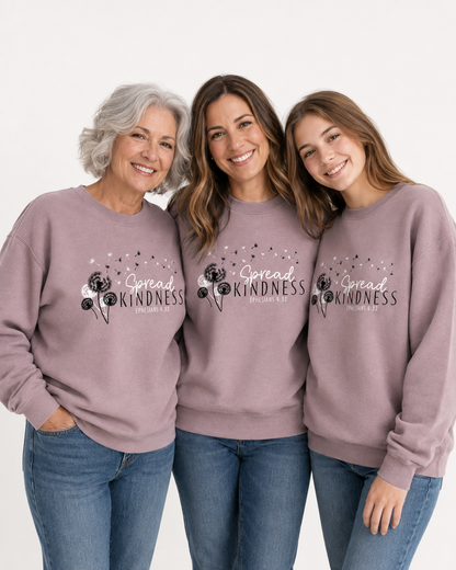 SPRREAD KINDNESS - CREWNECK SWEATSHIRT