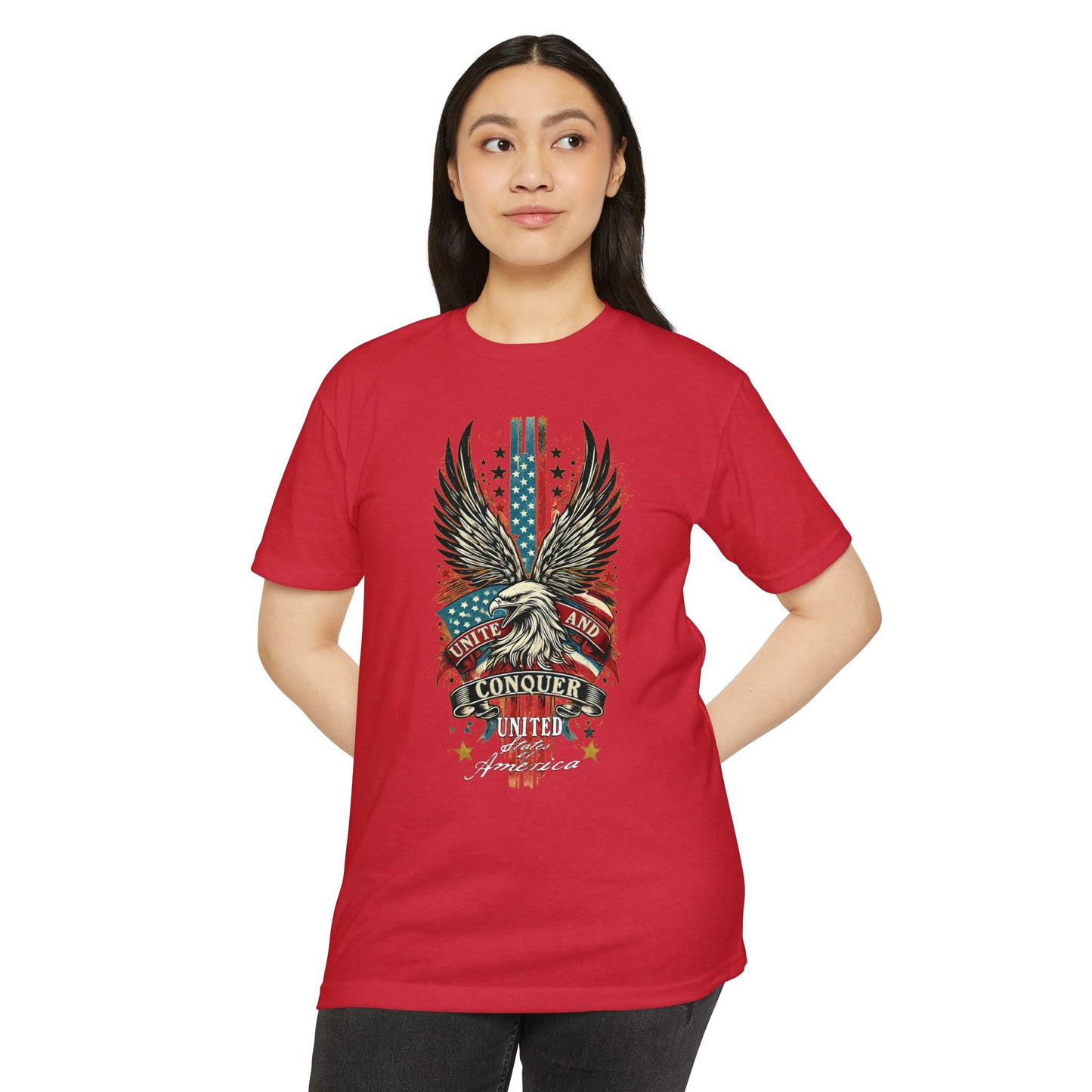 UNITE AND CONQUER  Unisex CVC Jersey T-shirt