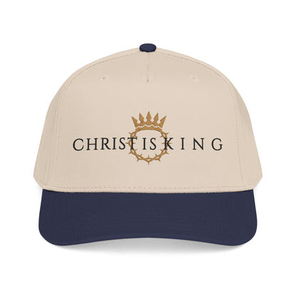 Christ Is King Baseball Cap — Christian Crown Embroidered Hat