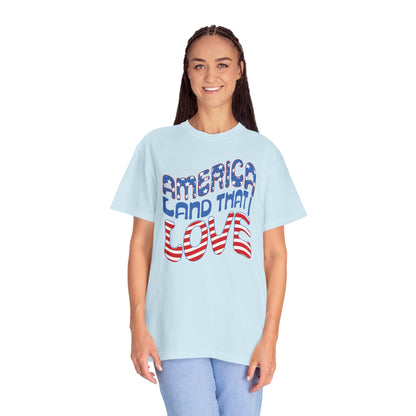 AMERICA LAND THAT I LOVE - Patriotic T-Shirt