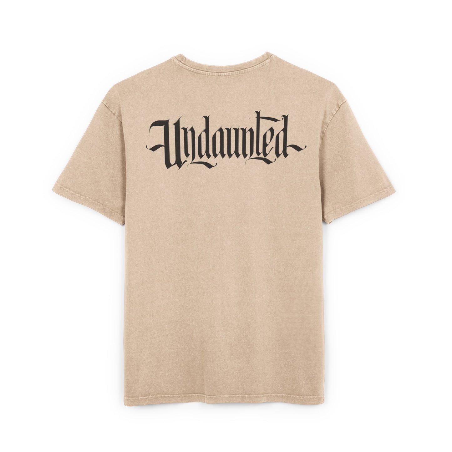 UNDAUNTED Men's Acid Washed Heavy Oversize Tee