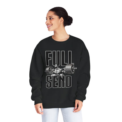 FULL SEND WEIGHTS Unisex NuBlend® Crewneck Sweatshirt