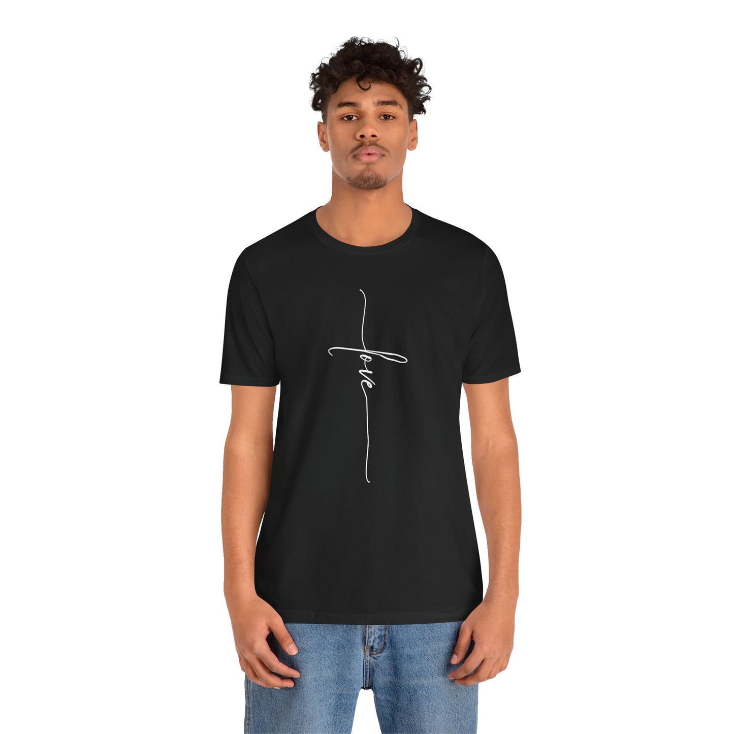 LOVE Cross Unisex Tee Shirt.
