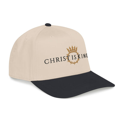 Christ Is King Baseball Cap — Christian Crown Embroidered Hat