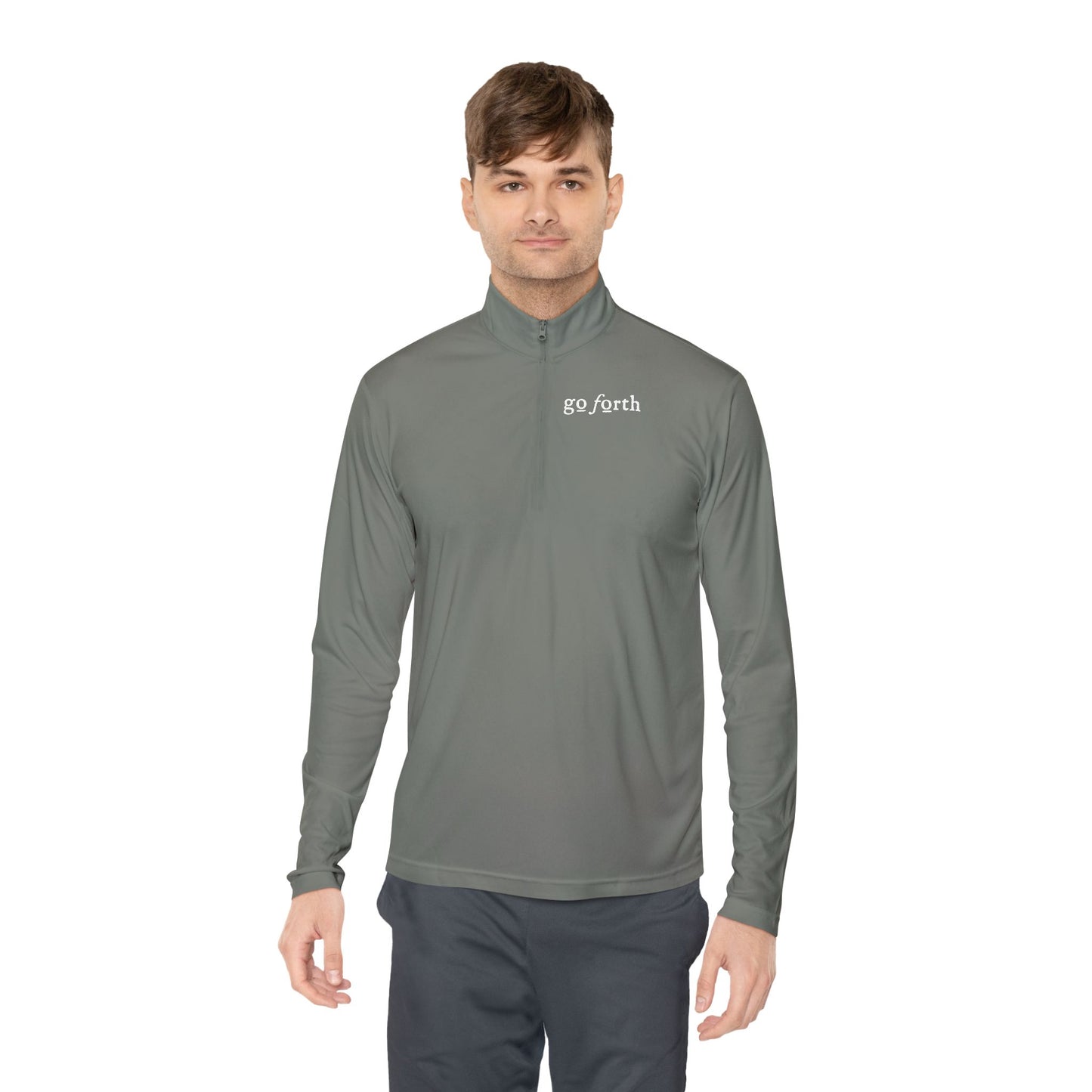 GO FORTH Unisex Quarter-Zip Pullover