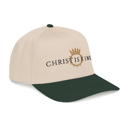 Christ Is King Baseball Cap — Christian Crown Embroidered Hat