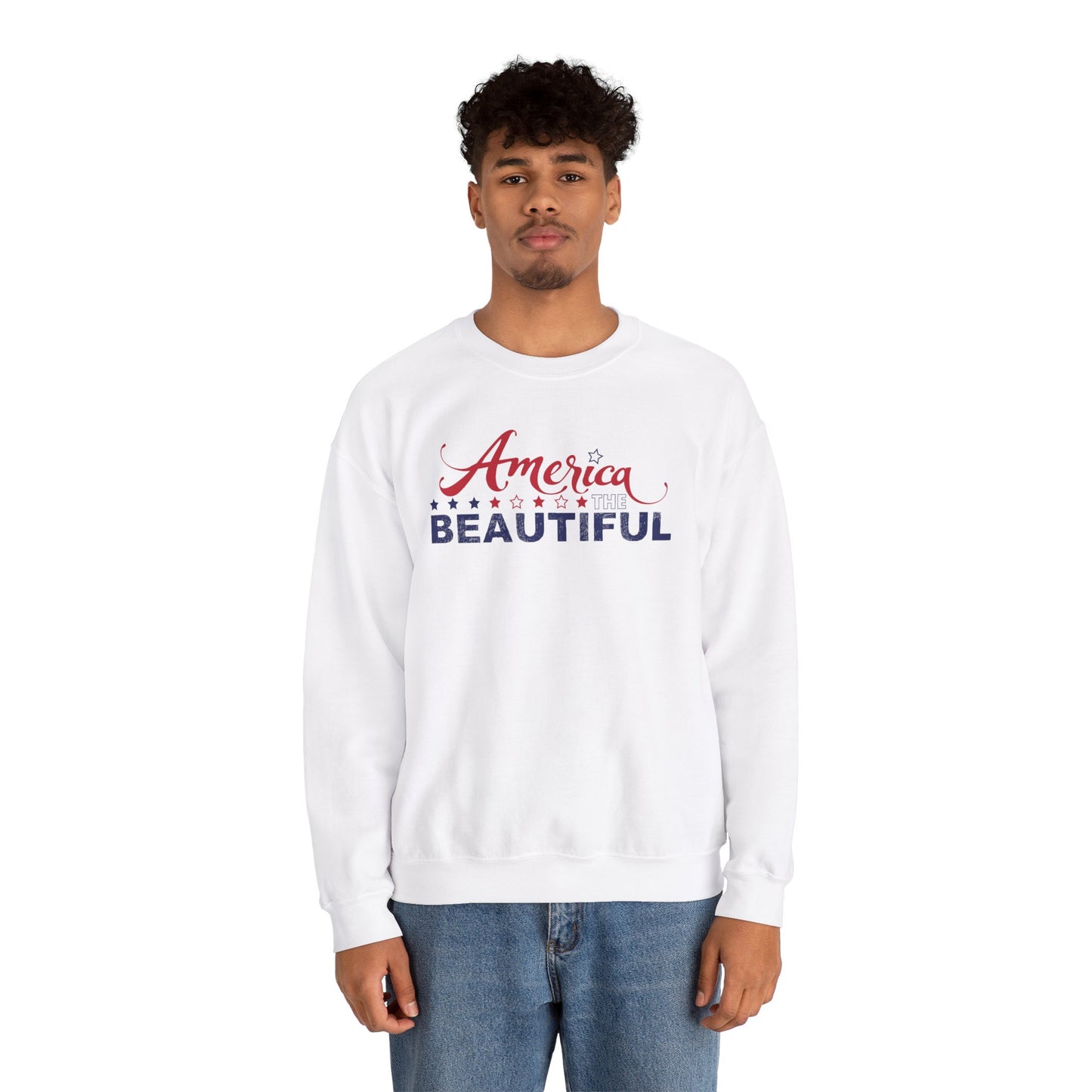 AMERICA THE BEAUTIFUL Unisex Heavy Blend™ Crewneck Sweatshirt