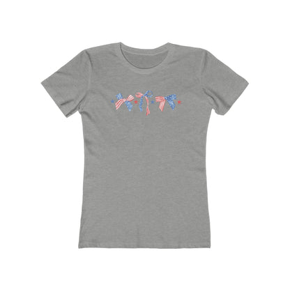 USA PATRIOTIC BOWS  Tee for Women