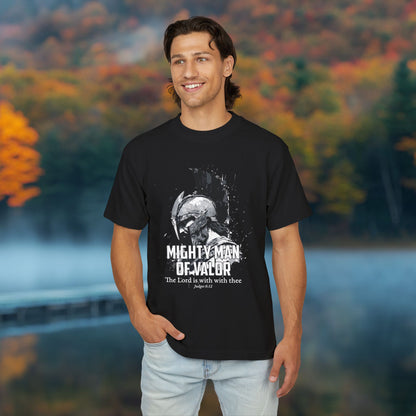MIGHTY MAN OF VALOR - the Lord is with you. Unisex Urban Heavy Tee