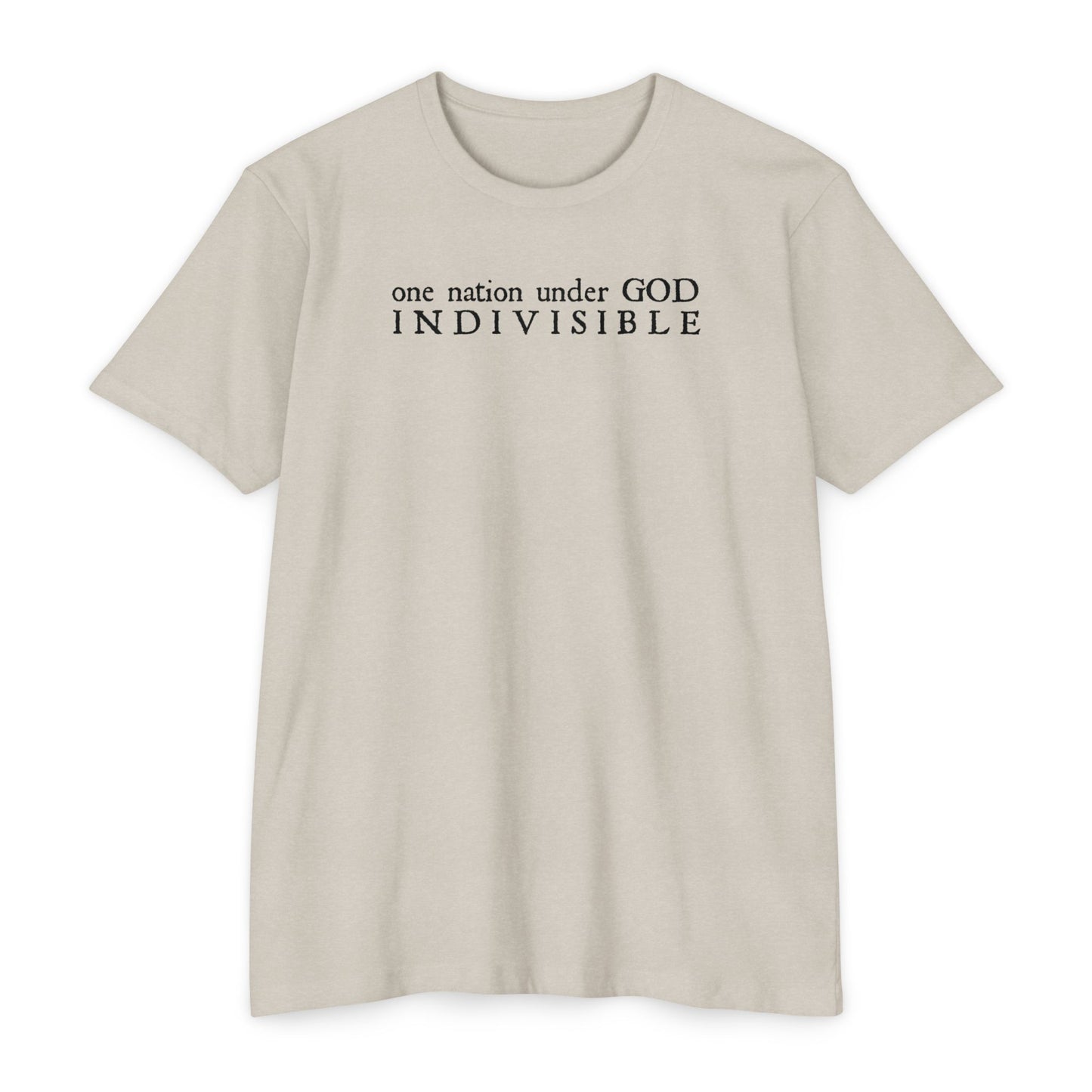 ONE NATION UNDER GOD - INDIVISIBLE Men's T-shirt