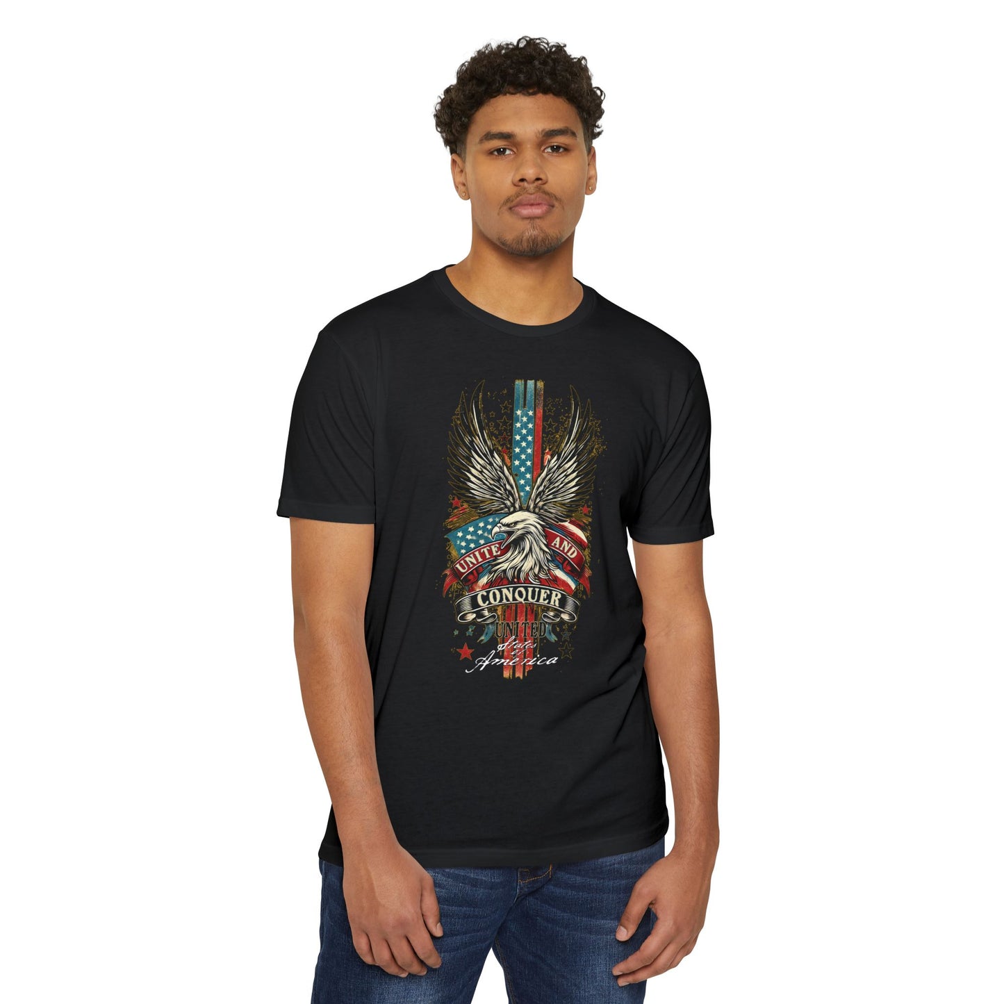UNITE AND CONQUER  Unisex CVC Jersey T-shirt