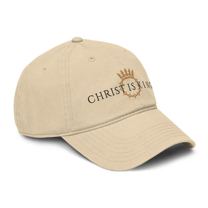 Christ Is King Embroidered Baseball Cap — 'Go Forth' Hat