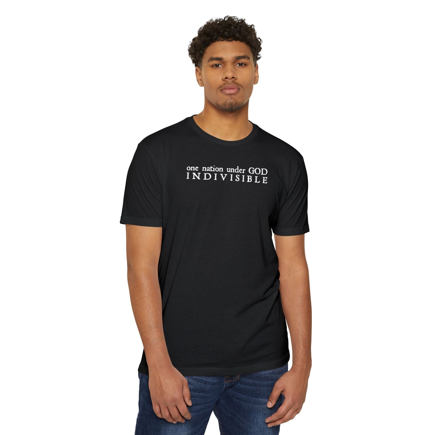 ONE NATION UNDER GOD - INDIVISIBLE Men's T-shirt