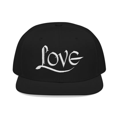 LOVE Embroidered Snapback Hat