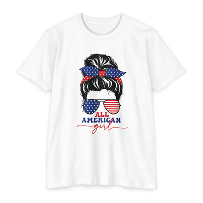 ALL AMERICAN GIRL Unisex CVC Jersey T-shirt