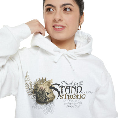 STAND STRONG Unisex Garment-Dyed Hoodie