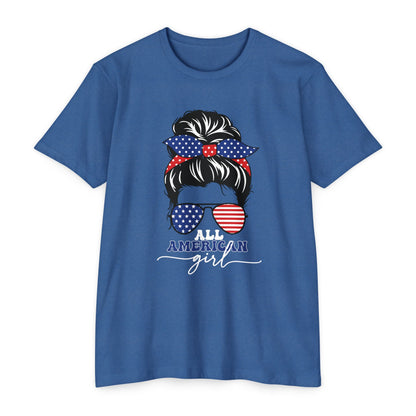 ALL AMERICAN GIRL Unisex CVC Jersey T-shirt