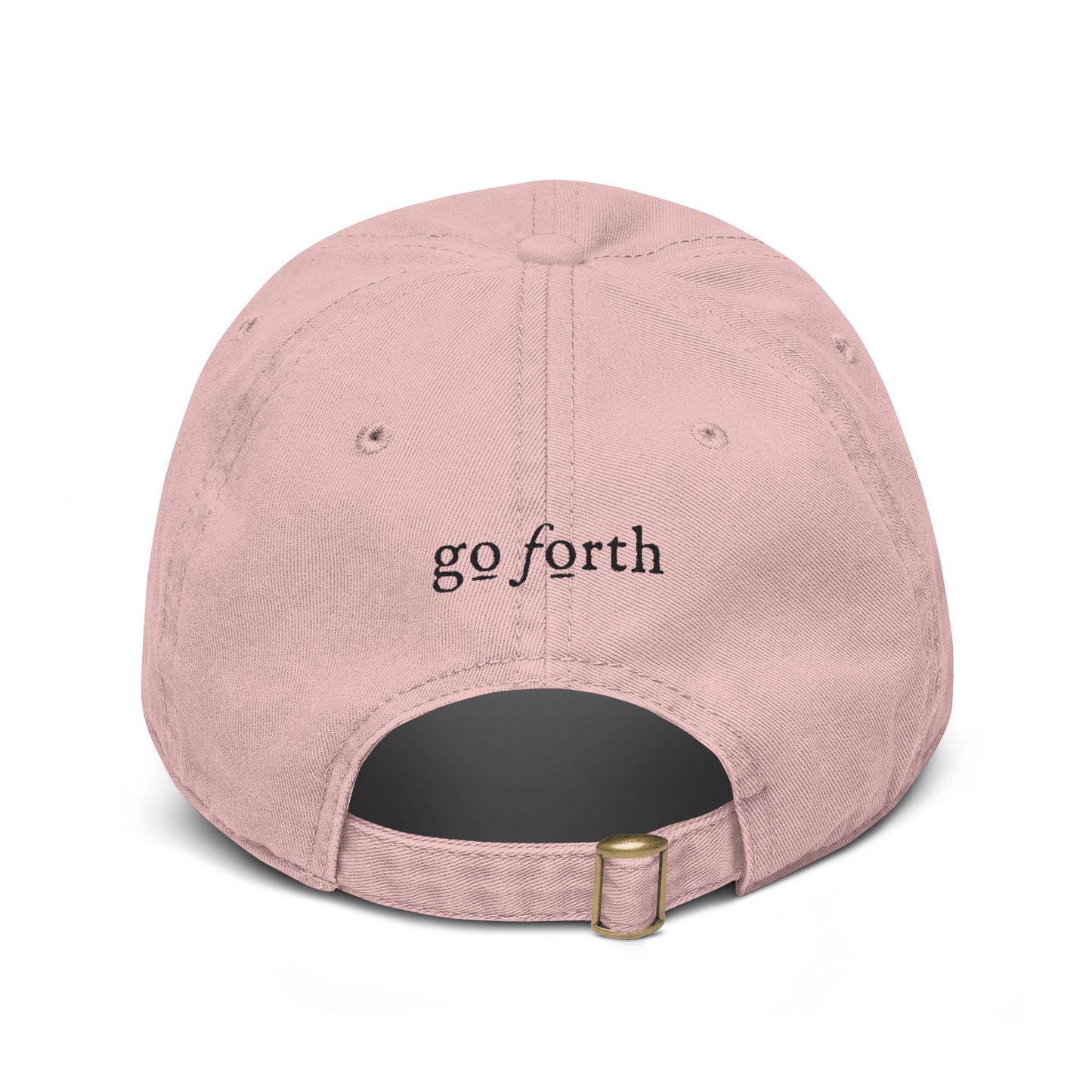 Christ Is King Embroidered Baseball Cap — 'Go Forth' Hat