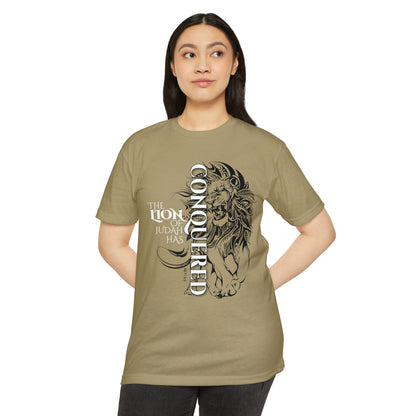 LION OF JUDAH HAS CONQUERED Unisex T-shirt