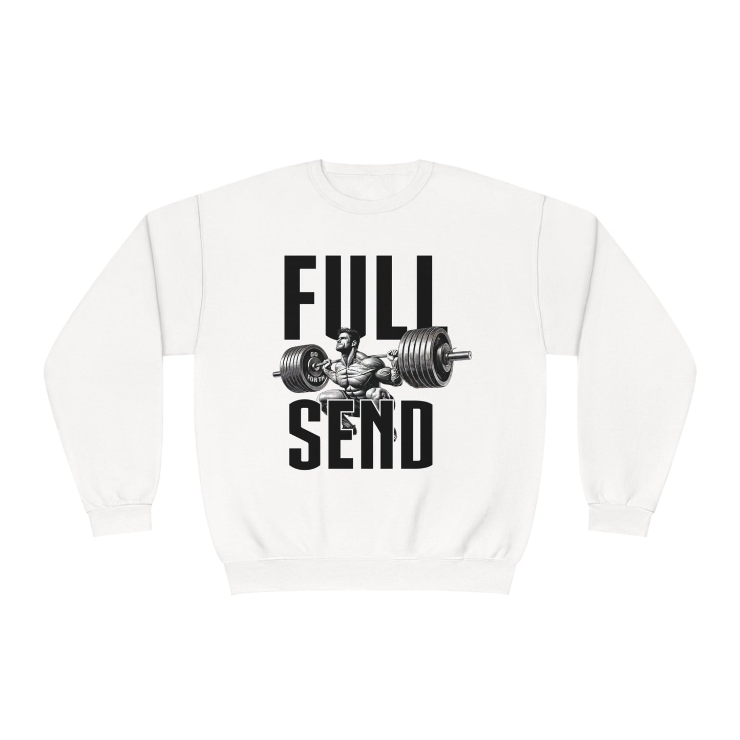 FULL SEND WEIGHTS Unisex NuBlend® Crewneck Sweatshirt