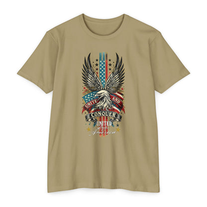 UNITE AND CONQUER  Unisex CVC Jersey T-shirt