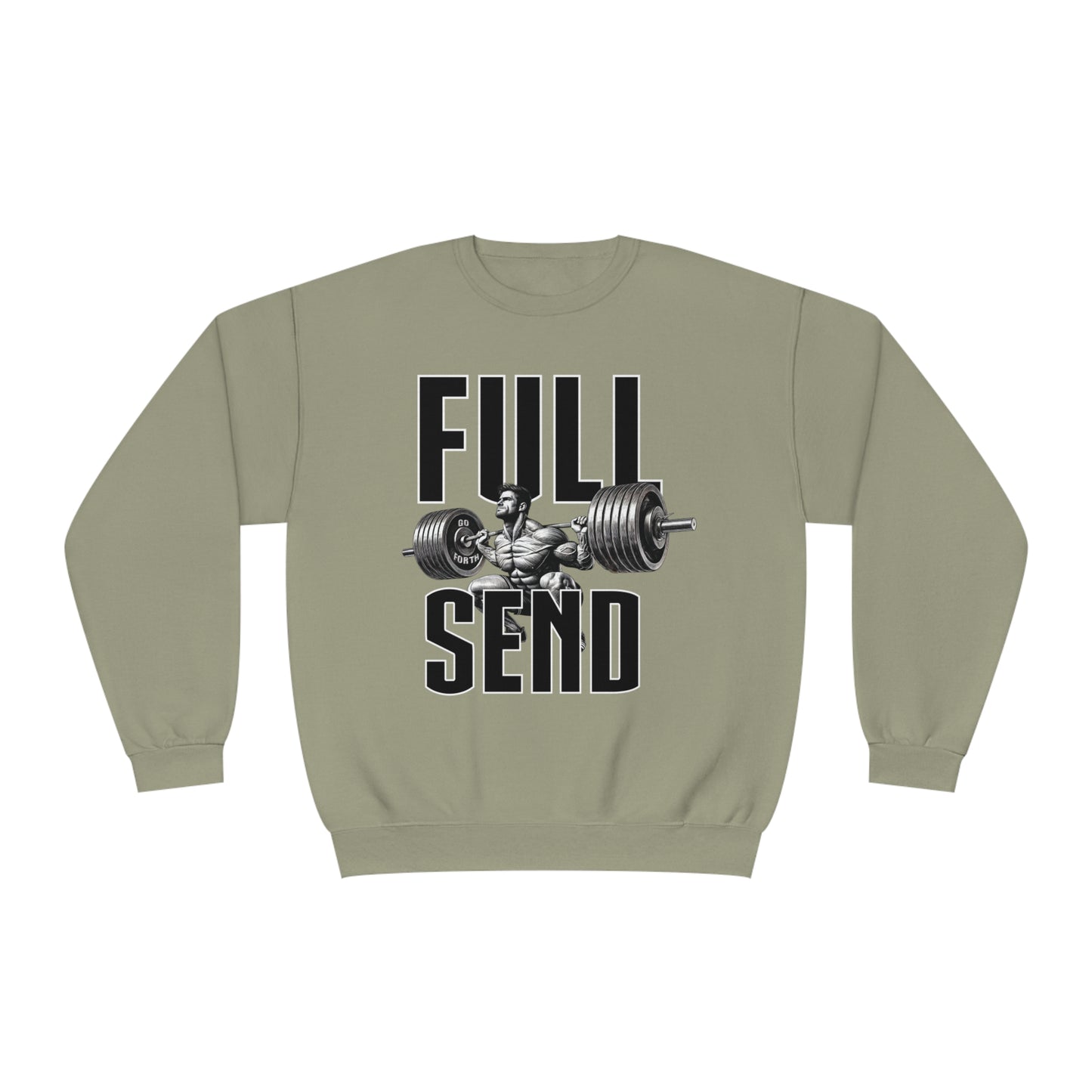 FULL SEND WEIGHTS Unisex NuBlend® Crewneck Sweatshirt