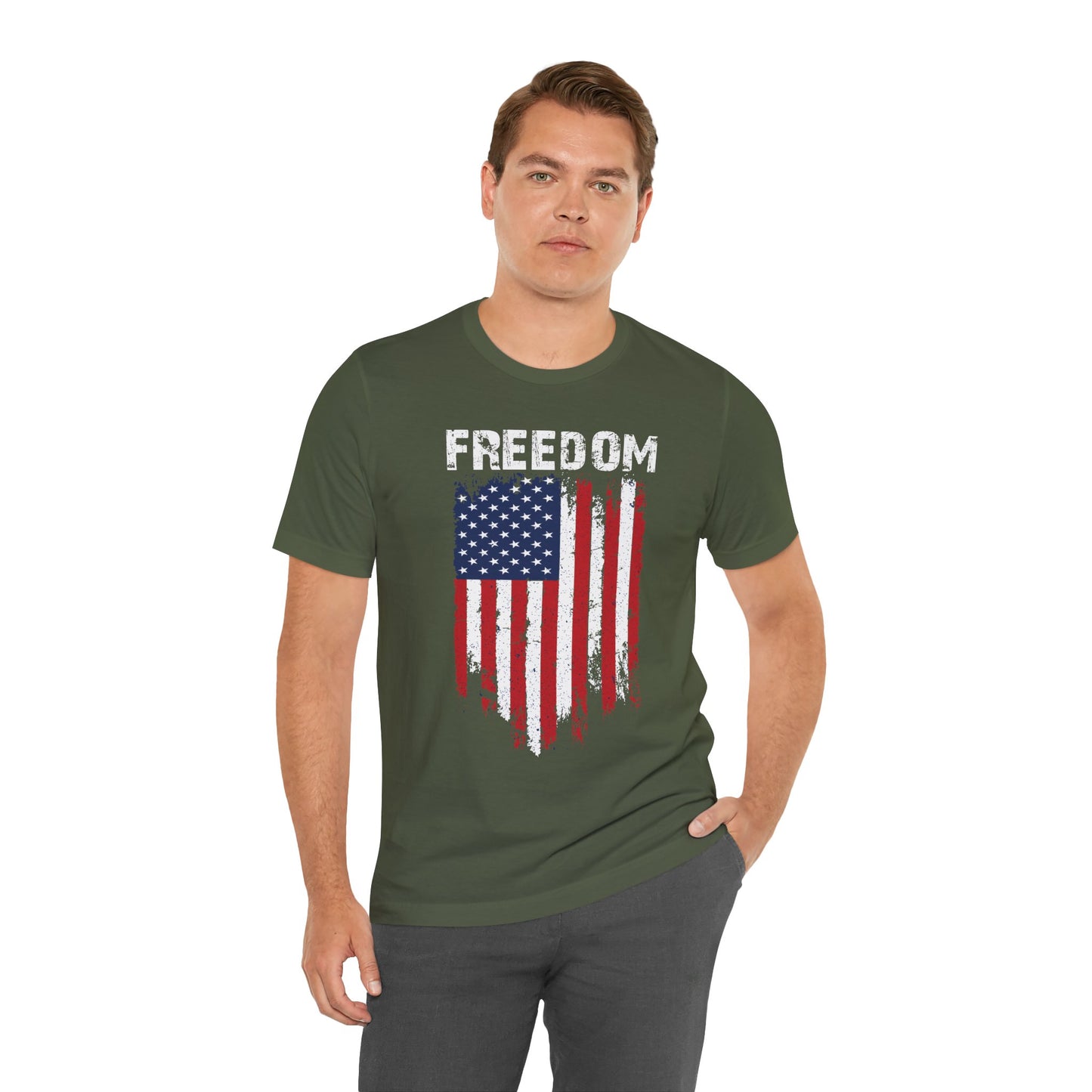 FREEDOM FLAG The Life Unisex Tee Shirt