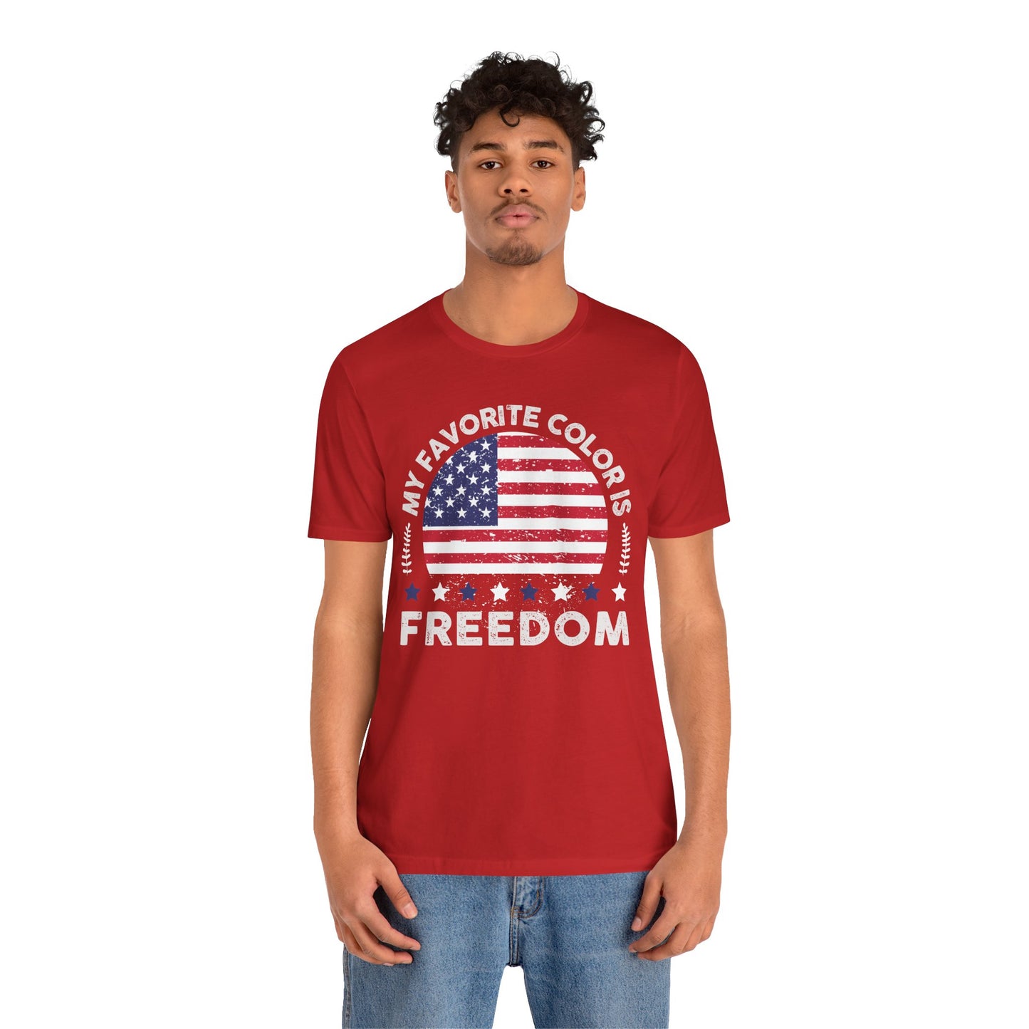 MY FAVORITE COLOR IS FREEDOM Unisex Tee Shirt