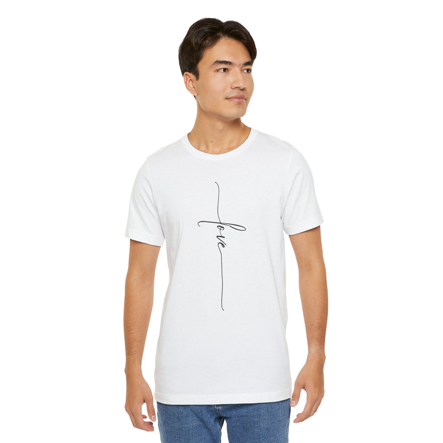 LOVE Cross Unisex Tee Shirt.