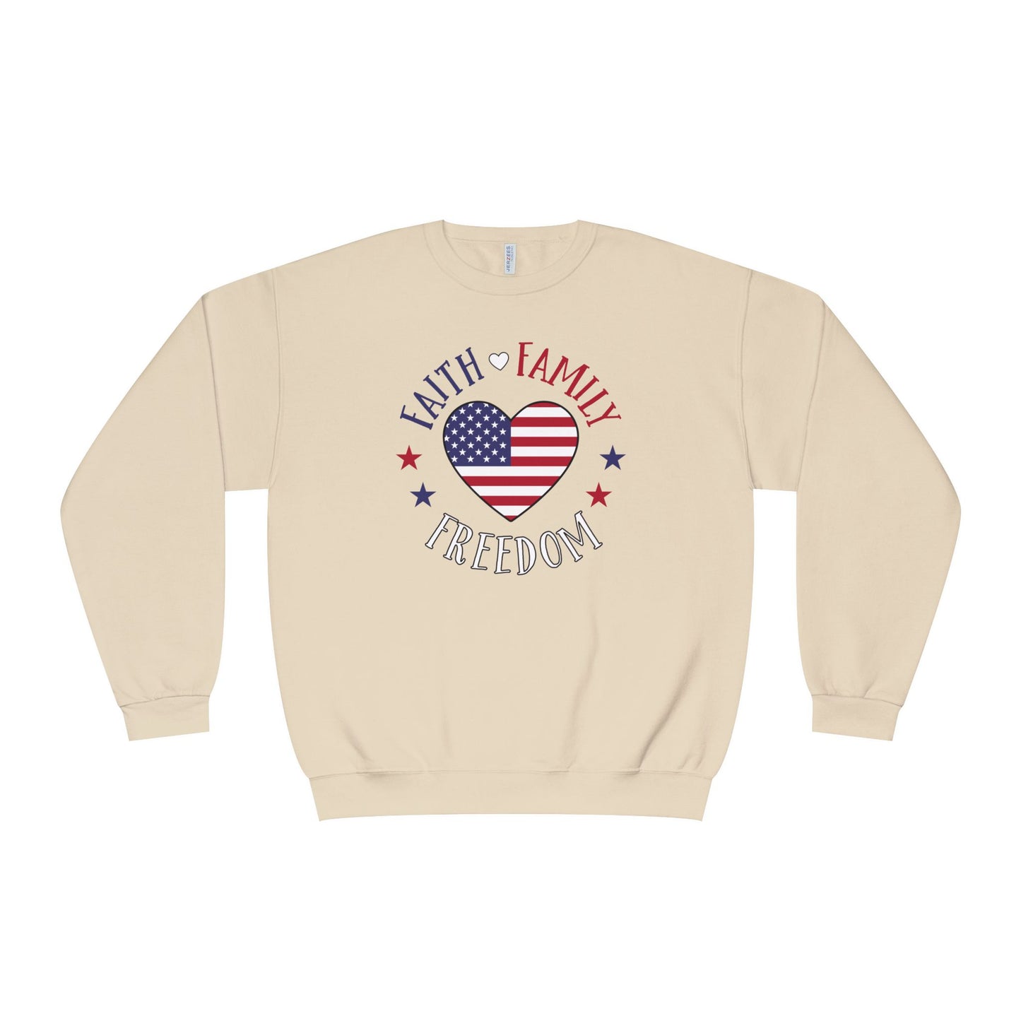 FAITH FAMILY FREEDOM SWEATSHIRT Unisex Crewneck Sweatshirt