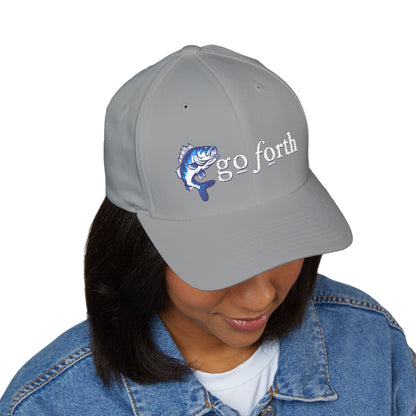 Go Forth, Outdoor Hat, Embroidered Fishing Cap -