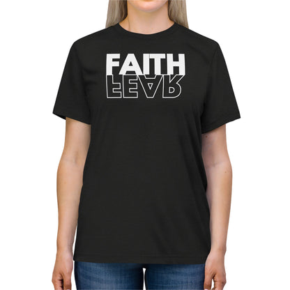 FAITH OVER FEAR Unisex Triblend Tee