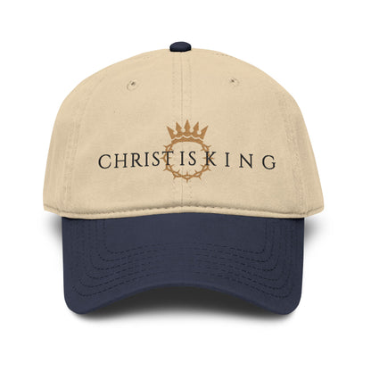 Christ Is King Embroidered Baseball Cap — 'Go Forth' Hat