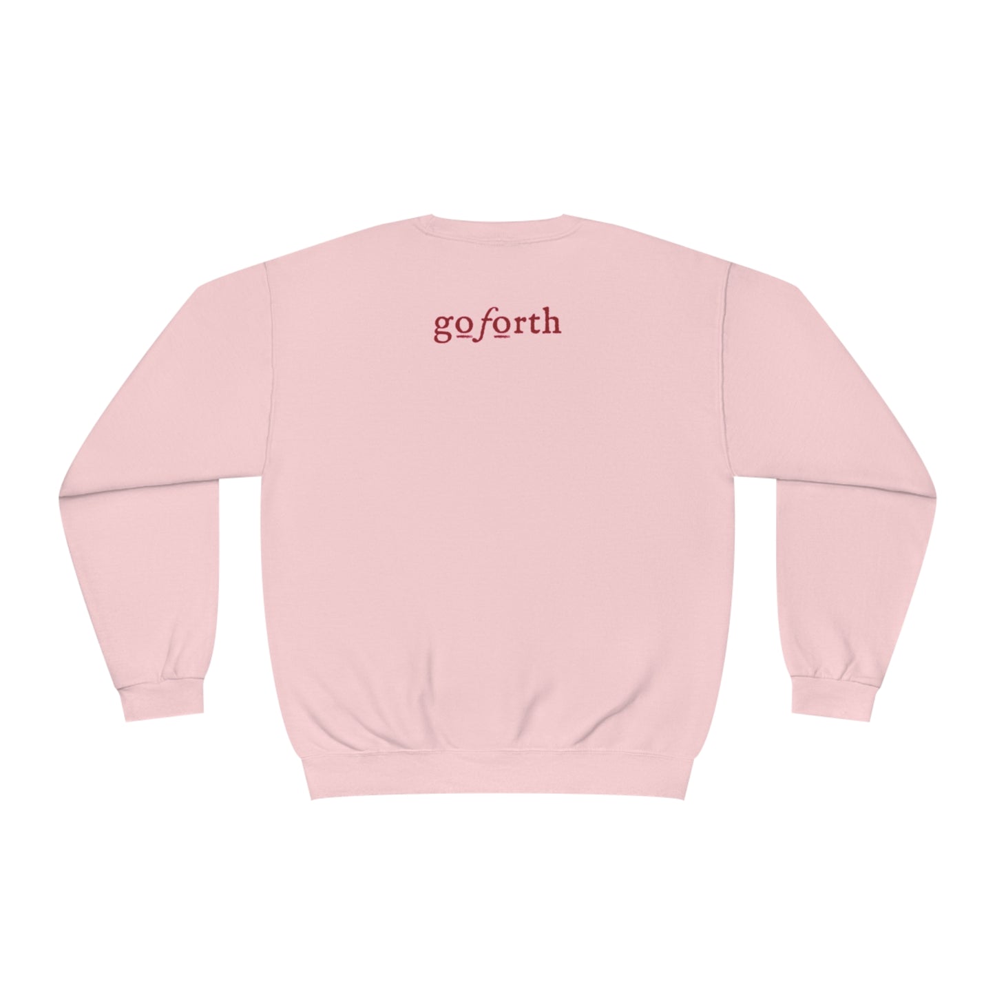 LOVE SWEATSHIRT RED/PINK Unisex NuBlend® Crewneck Sweatshirt