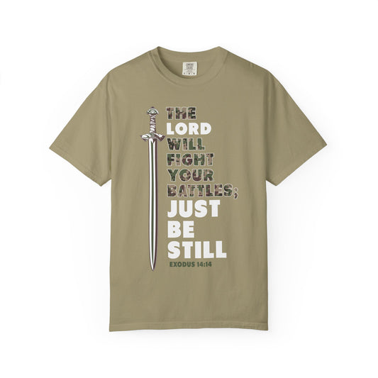THE LORD WILL FIGHT YOUR BATTLES Oversized Tee