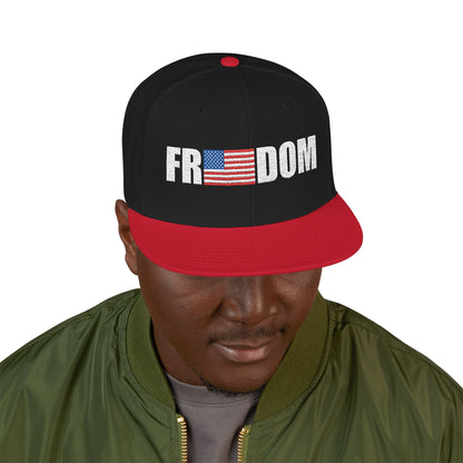 FREEDOM Embroidered Snapback hat